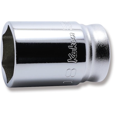 Ko-Ken Socket 18mm 6 Point 35mm Z-series 3/8 Sq. Drive 3300XZ-18